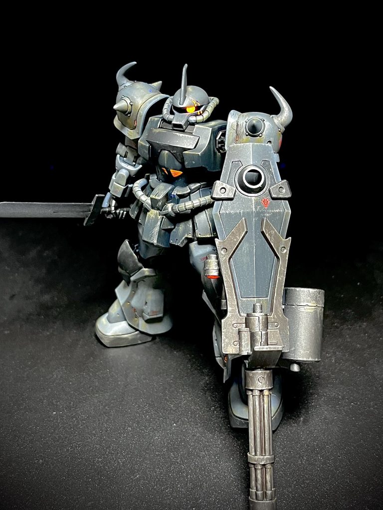 フレーム　ガイア:ガンメタサフ濃青　ガイア:ミッドナイトブルー薄青　ガイア:ミディアムブルー黒　ガイア:ジャーマングレーツヤ消しトップコート