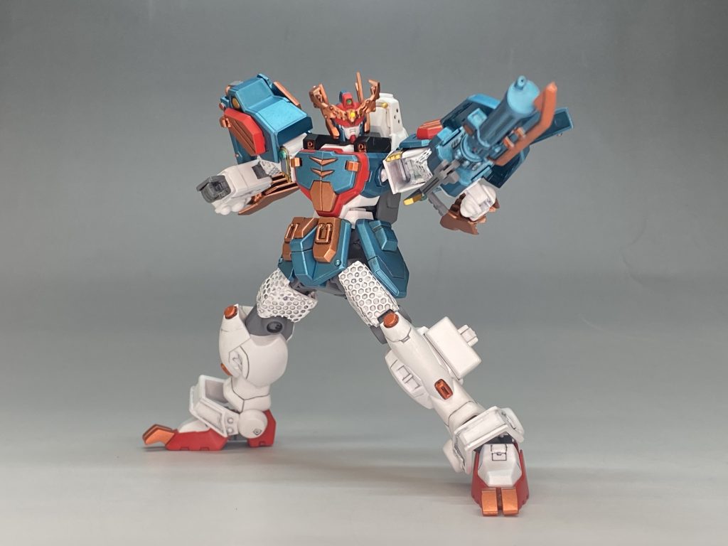 SDあまり興味ない人は、ヘビーアームズが忍者で虎に変形するとかホント意味がわからないと思うんですが、そういうもんなんです。