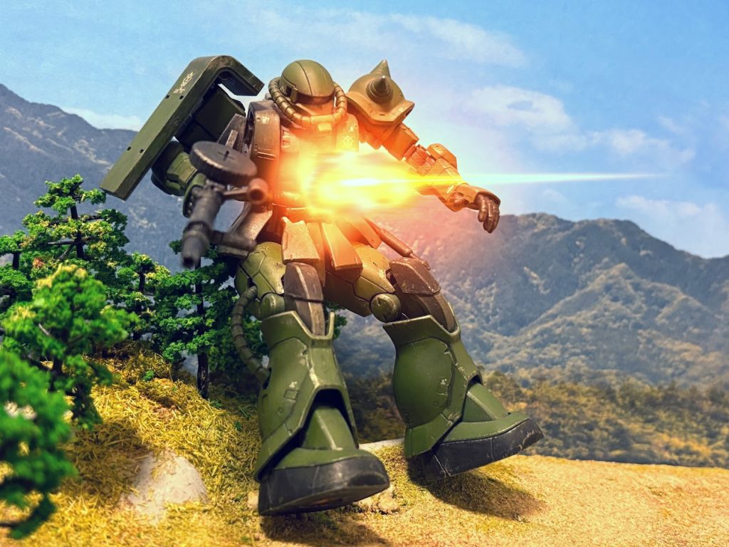 U.C.0079 10月25日を持って、地球連邦軍はオデッサ作戦の最終確認を終え、各地で陽動作戦を展開。来たる大反抗作戦の発動を同年11月7日と定め、全軍に通達した。 第87対MS戦隊は、リヴィウ国際空港奪還のための第1次作戦に参加。陸戦隊に加わり、ウクライナ国境を越えて進軍を開始した。 【#03 a Shadow phantom / Oct.27.0079 fin.】