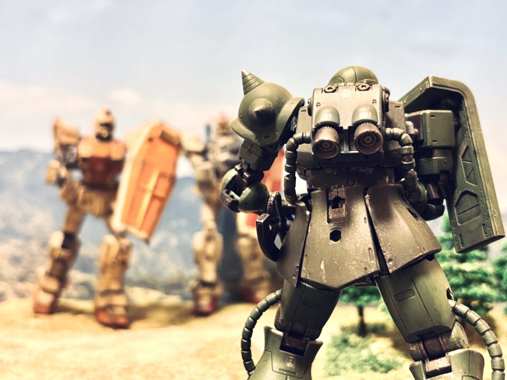 (連邦の白い悪魔……神出鬼没の亡霊だとでもいうのか……)考える間に、アーロンのザクもその胴体を凄まじい熱に灼かれていた。