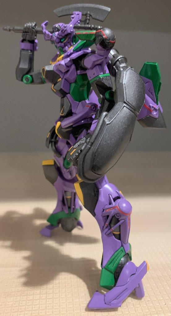 カラー制作という事で第一印象から初号機カラーになってやると決めてました。