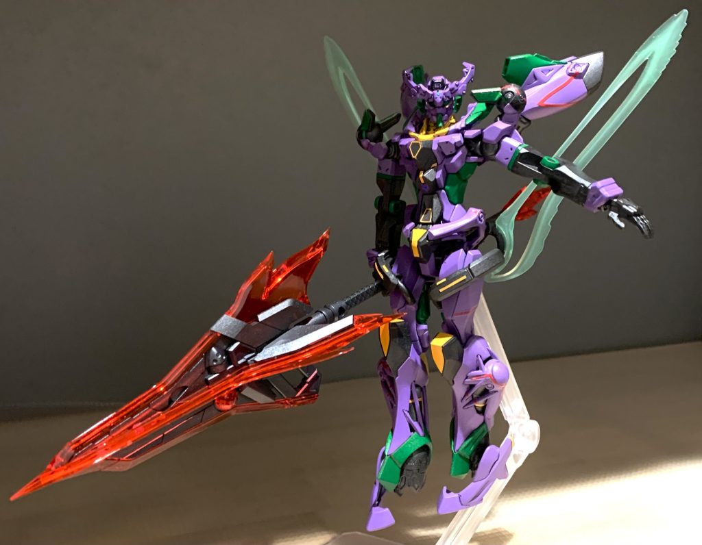 そしてやはり槍を持たせたくなりますよなぇ。