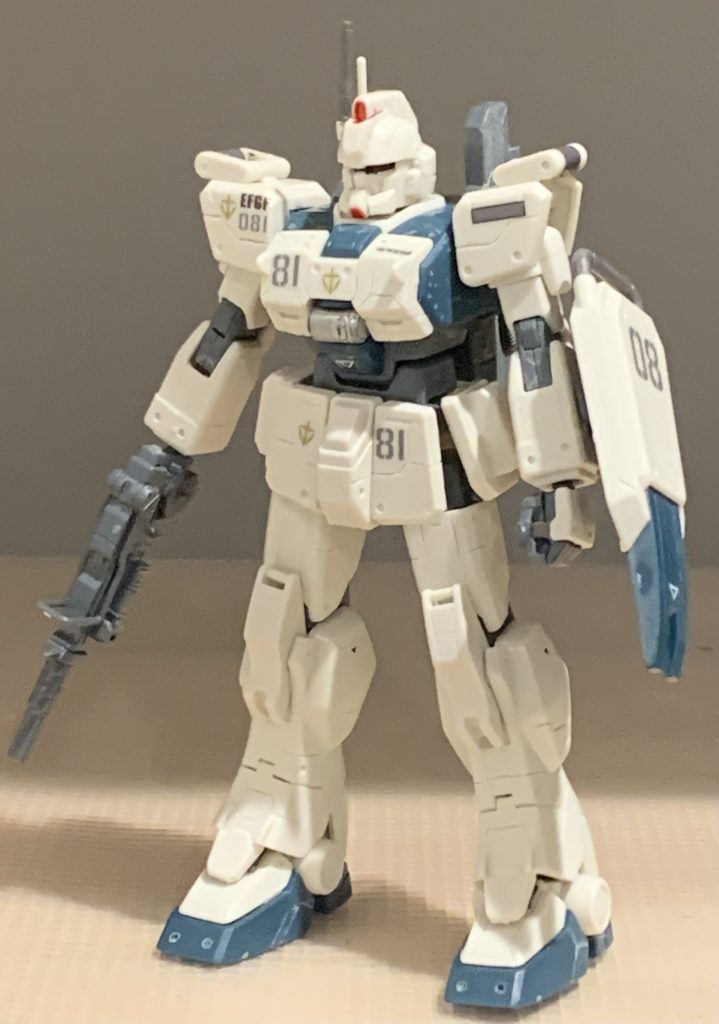 こちらはウェザリング前。スジボリにもかなり時間をかけました。