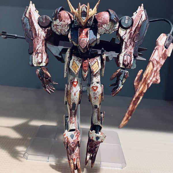 バルバトスルプスレクス 最終決戦イメージウェザリング塗装