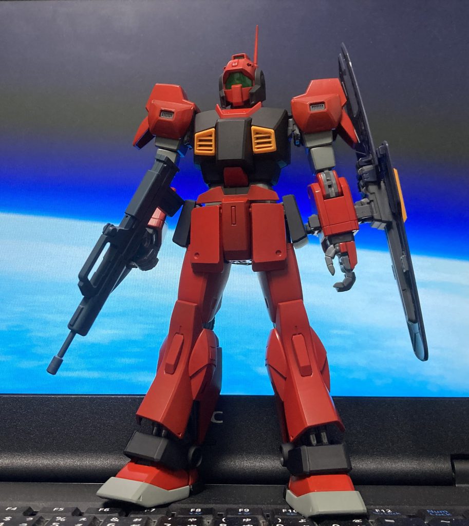 つま先はグレーで踵はブラック後ろ姿しかないので前は想像で