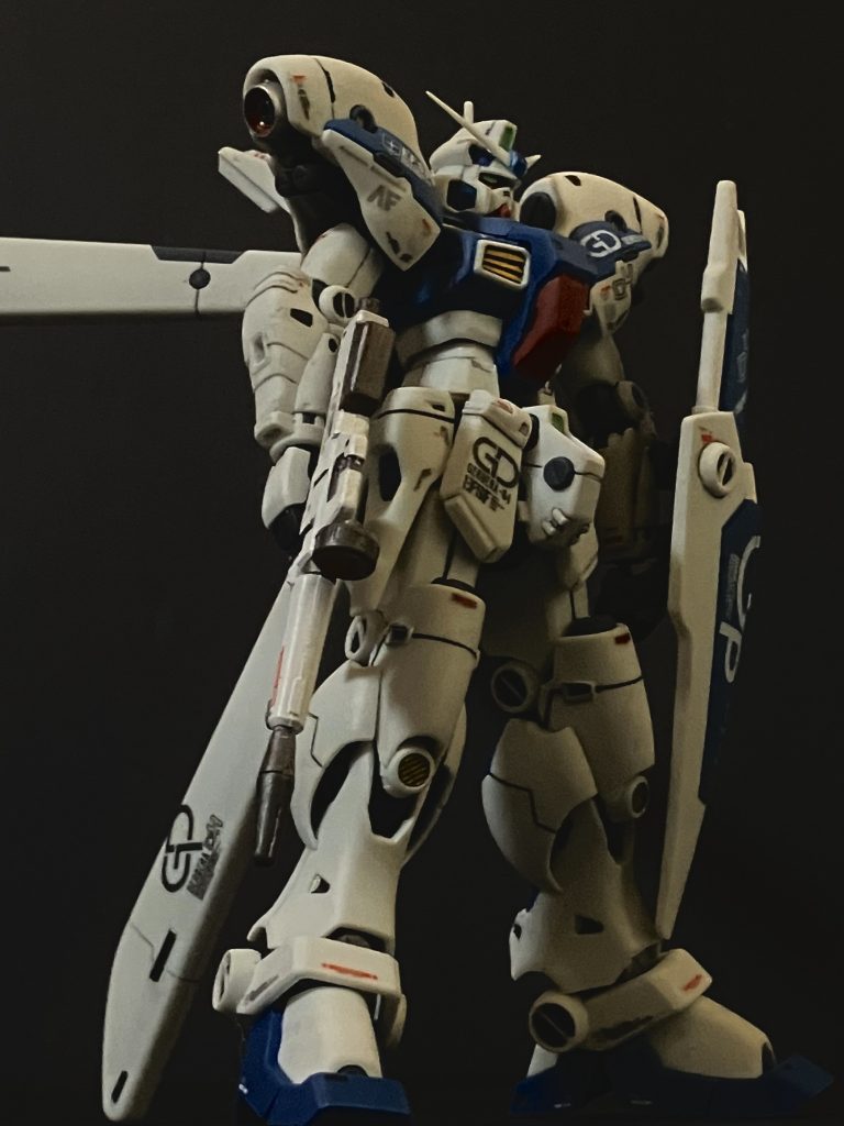 立姿は安定感があますね。飾るときはプロペラントは外します。