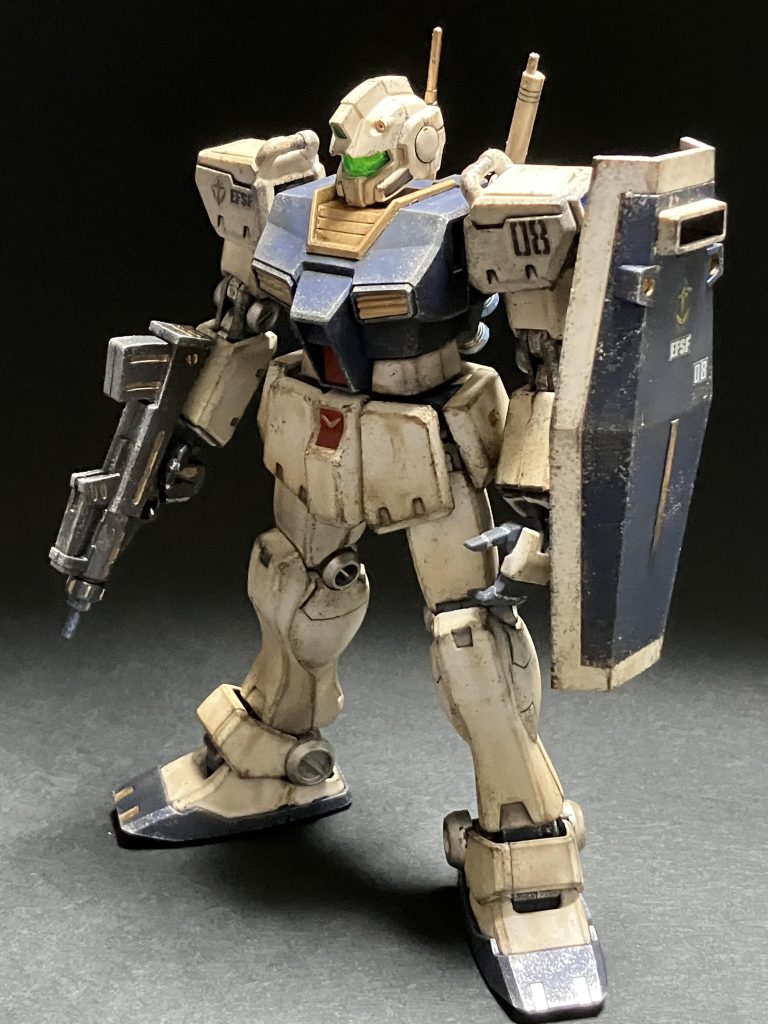 HGUC 1/144 RGM-79C ジム改–6枚目/制作者：かるすも