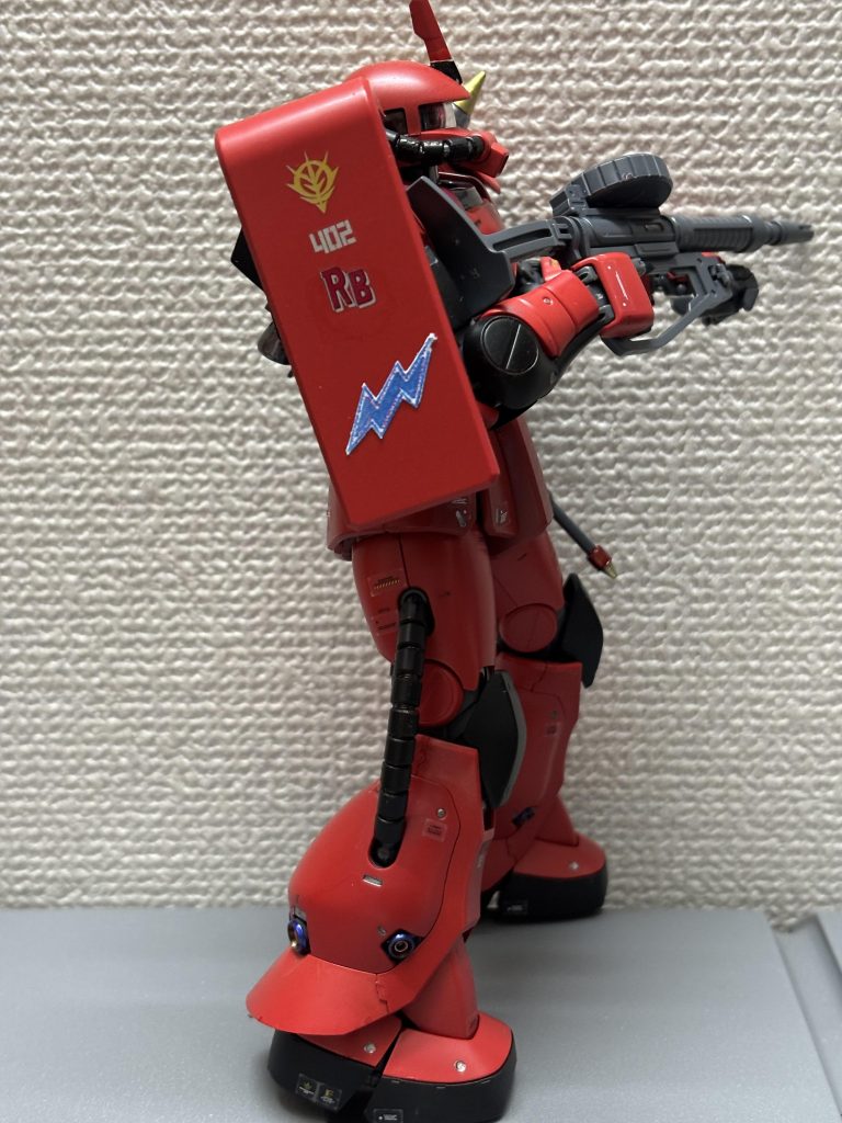 課題のデカールないので作りましたが、これは粗すぎました⤵️