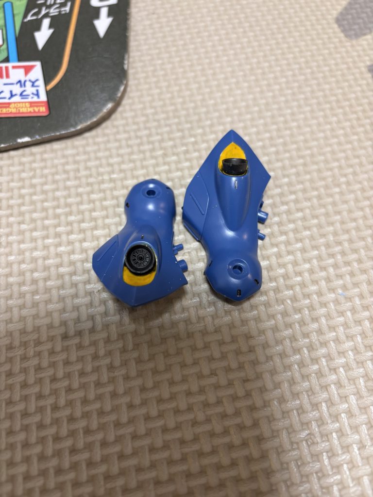 カスタムとしては思い切ってよかったな。手ごたえを感じることができましたあとはバーニア内部を塗装して完成