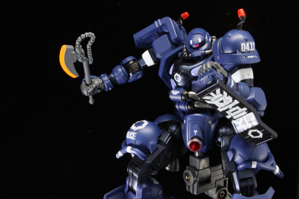 HG軍警ザク–3枚目/制作者：主夫プラ工房