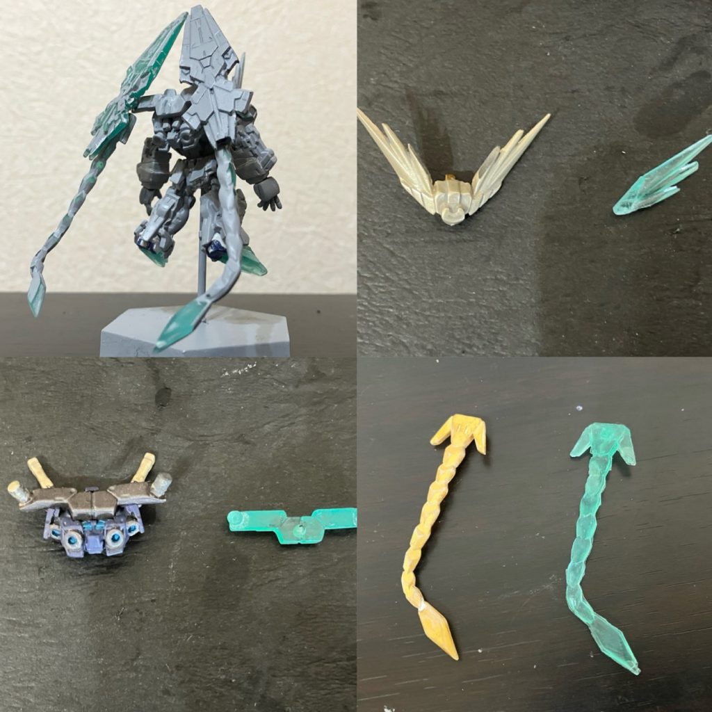 フェネクスパーツはデストロイモードからUVレジン複製