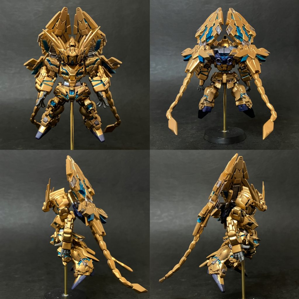 コンバージ　ユニコーンガンダム3号機 フェネクス デストロイモード（リメイク）–4枚目/制作者：いしゅと【I.S.T.works】