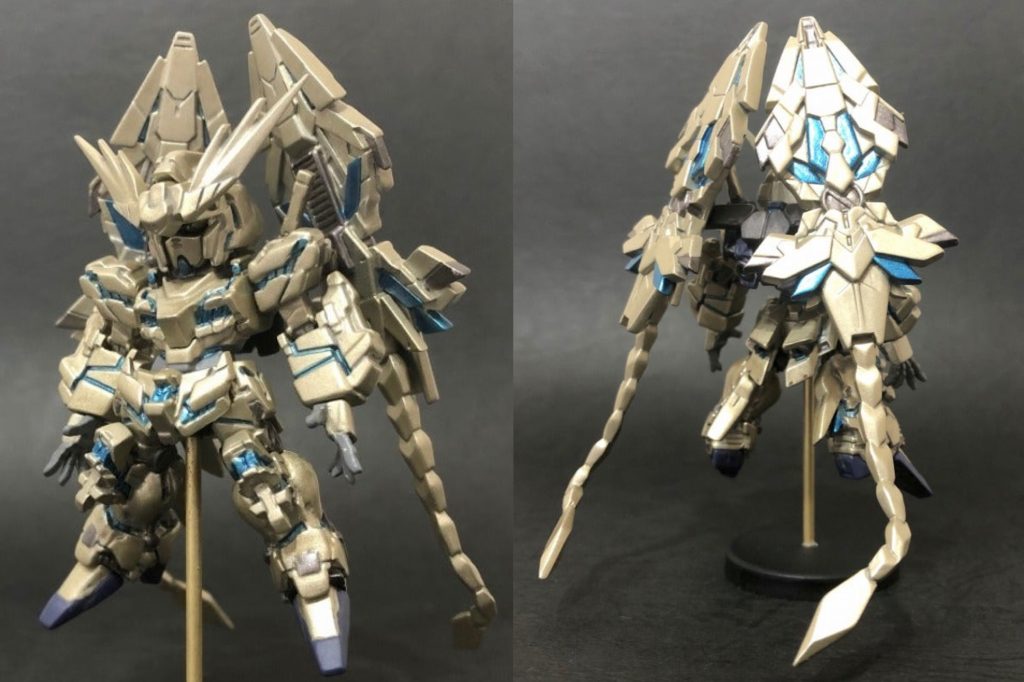 前回の改造。タミヤの缶スプレー、シャンパンゴールド→数年経つとベトベトになりました