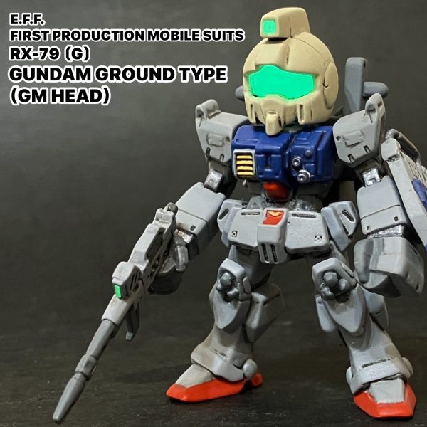 コンバージ改造　陸戦型ガンダム（ジムヘッド）