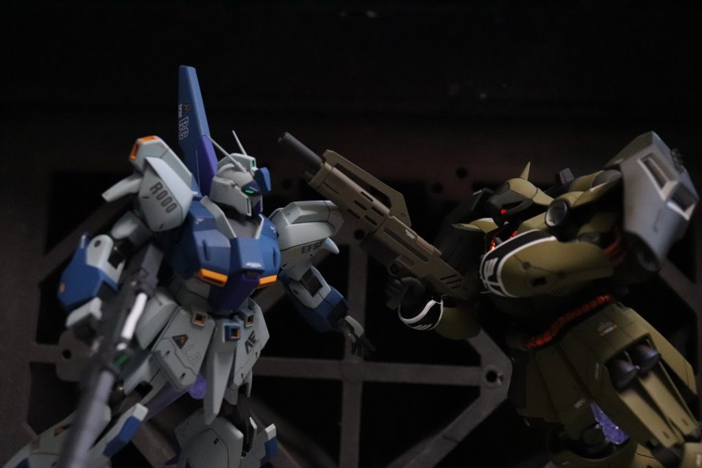 空想ストーリー　リガズィUCver. vs 袖付きヤクトドーガ無くはないかも。