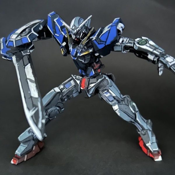 イラスト風塗装 ガンダムエクシア