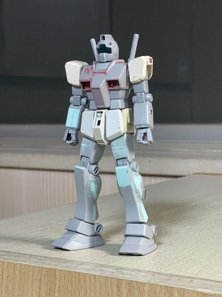 腰部と肩パーツはジム寒冷地仕様を流用ミキシングも地味に初めてかも🙄