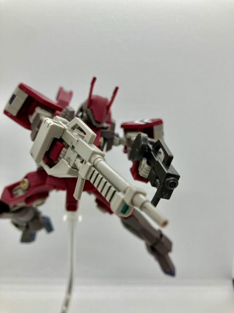 グレイズ用のライフルとショートライフルライフルはフレームと同色のランナーのため野暮ったいクリーム色…