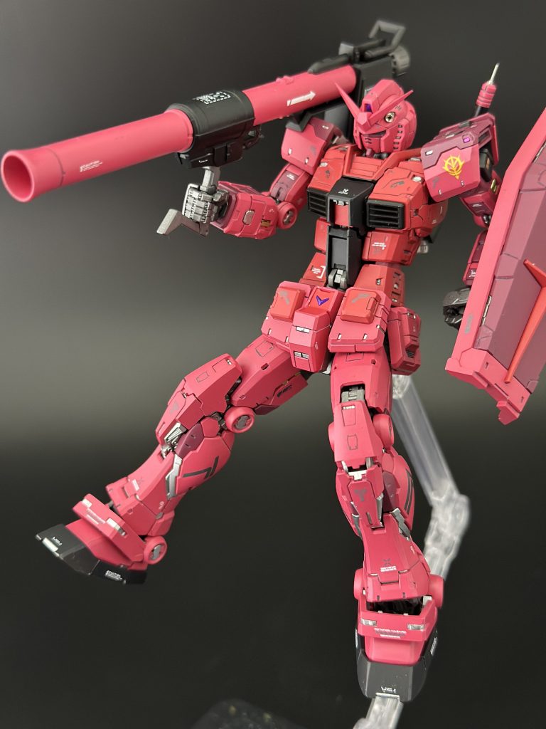 バズーカもちゃんと塗りました。