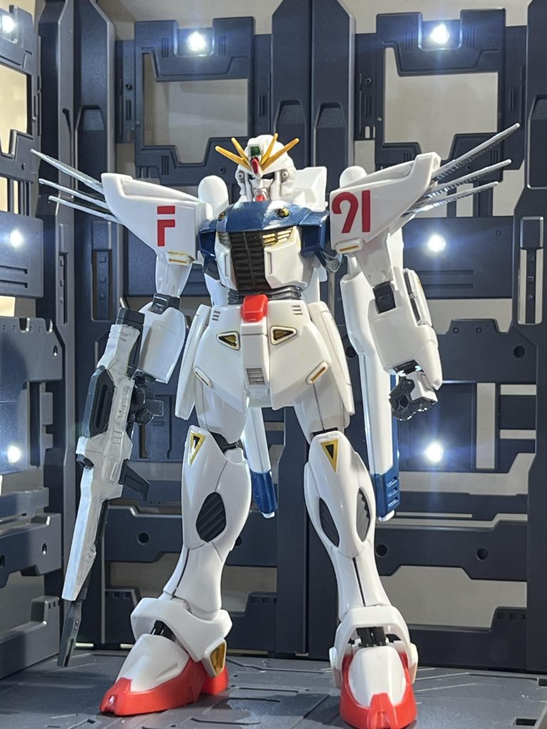 もう一度旧キット皆さんはどのプロポーションがお好きですか？私はどのF91も推しです_(┐「ε:)_思い出が詰まった推しMSは皆さんもあるでしょうか？ご覧いただきありがとうございました♪またご覧頂けたら幸いです(°∀°)ﾉｼ 