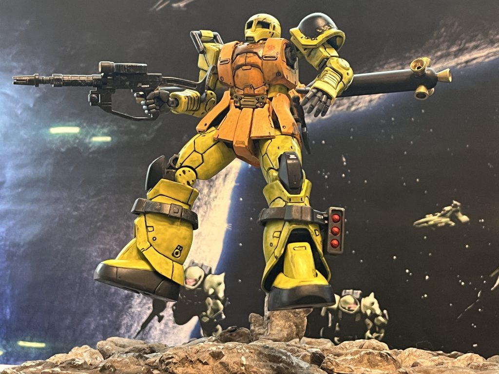 HGUCザクI(三連星)サンダーボルト風–3枚目/制作者:チュウ