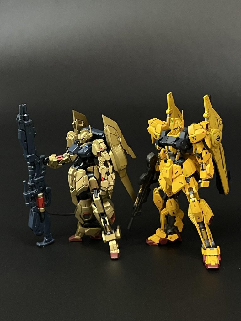 過去の百式モドキとキットごとに形状を考えるので、大きさは様々です。あしからず🙇♂️