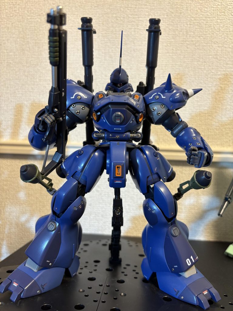 真正面下から。下半身の密度が少なく寂しくなってしまったのが反省点です。