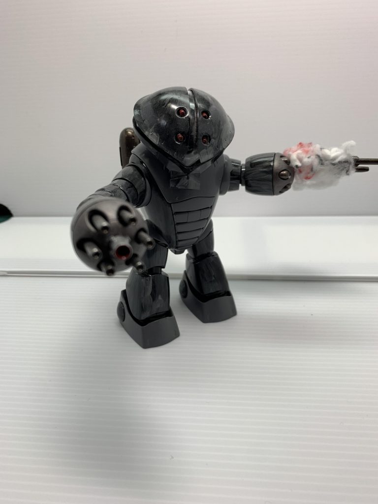 ロケットランチャーを発射させました。