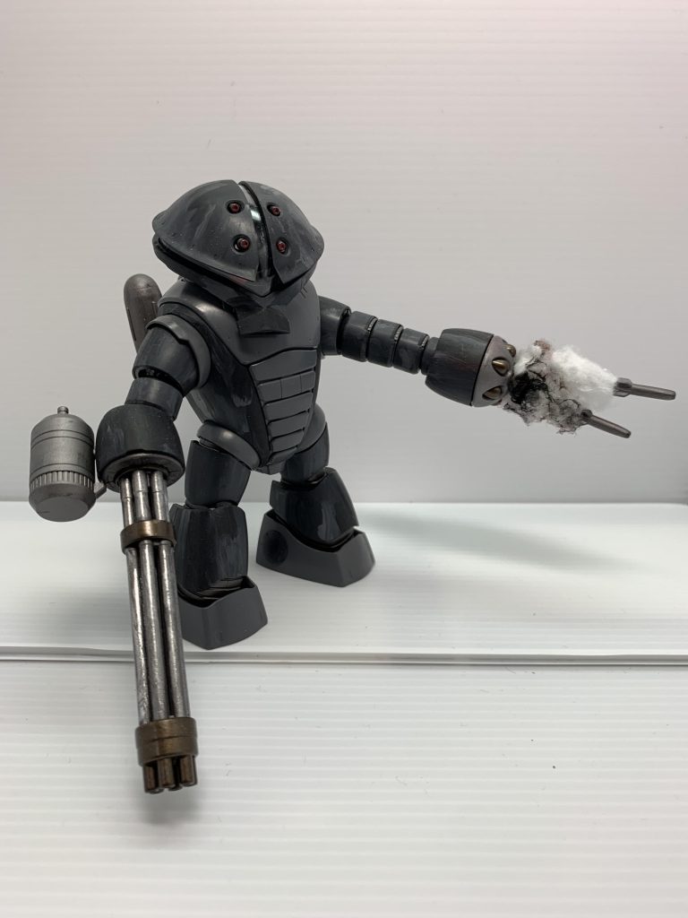 ロケットランチャーを発射させました。