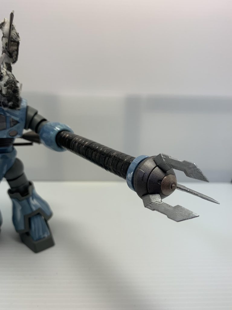 アームユニットを延長させました。アームパンチはビルダーズパーツのクローに変更。