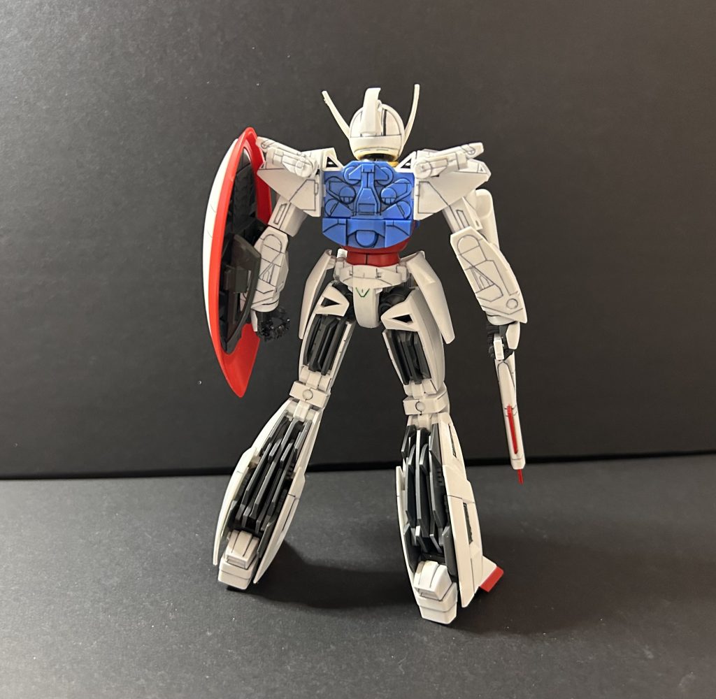 部分塗装と墨入れだけの簡単仕上げのつもりでしたが、浅いモールドが多く想定以上に時間がかかりましたが、良い仕上がりにできたと思います。