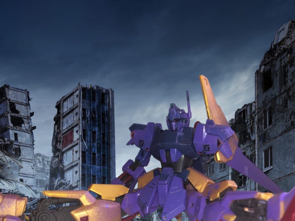 溶解液を浴びて朽ちているイメージです