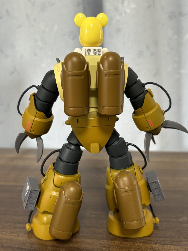 バックショット　余ってたタンクパーツを足裏にもw