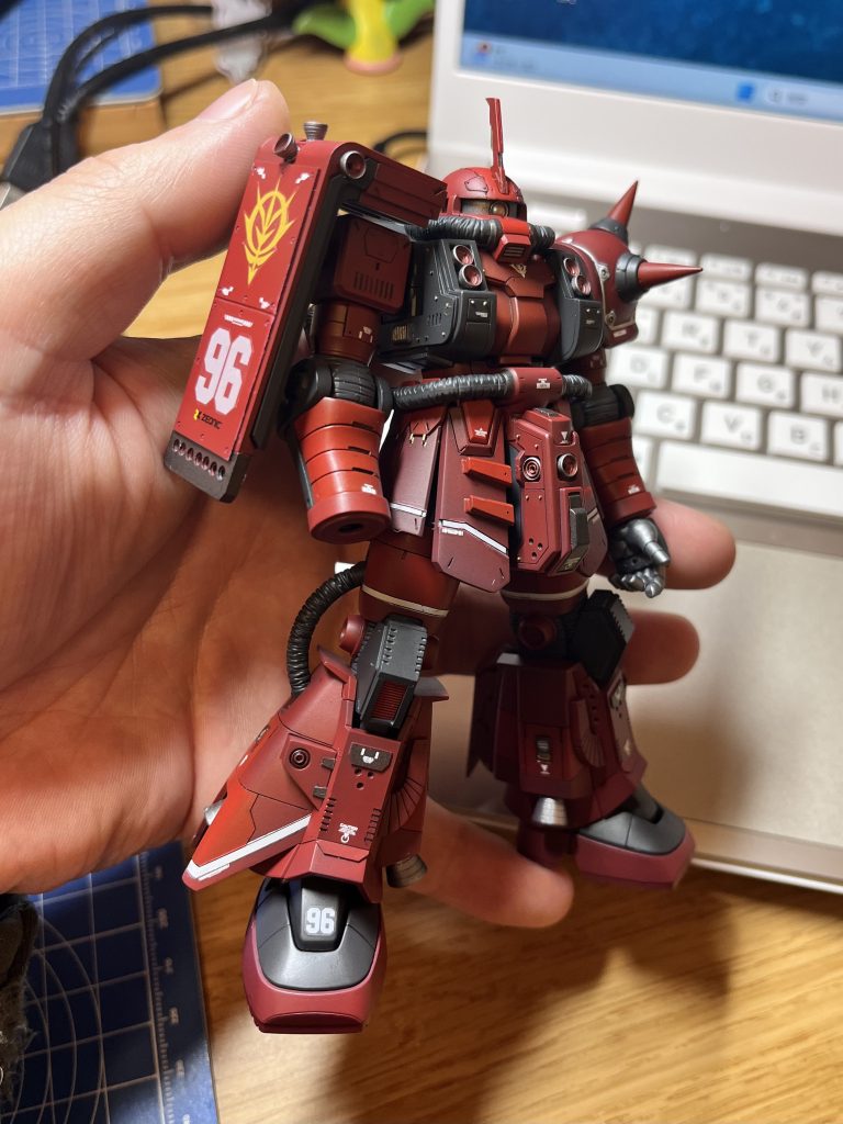 1/144 HG MS-06R 高機動型ザク サイコ・ザク完成しました!–9枚目/制作者:black🇯🇵