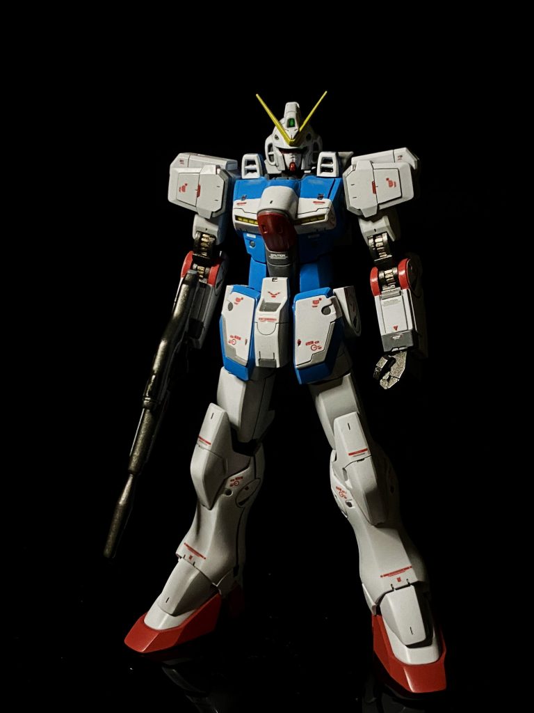 Ver.Ka風に撮影改修内容としては、首を0.5mm延長、腰を2㎜延長、フェイスの調整、スジボリ等ディティールアップです。