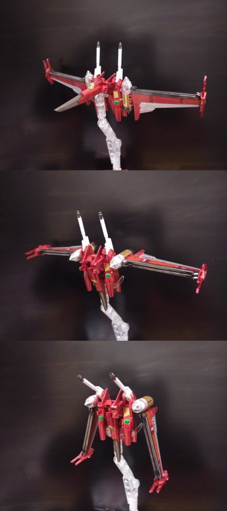 オーブが造った？？のかどうか忘れましたがストライカーパックに似てますね