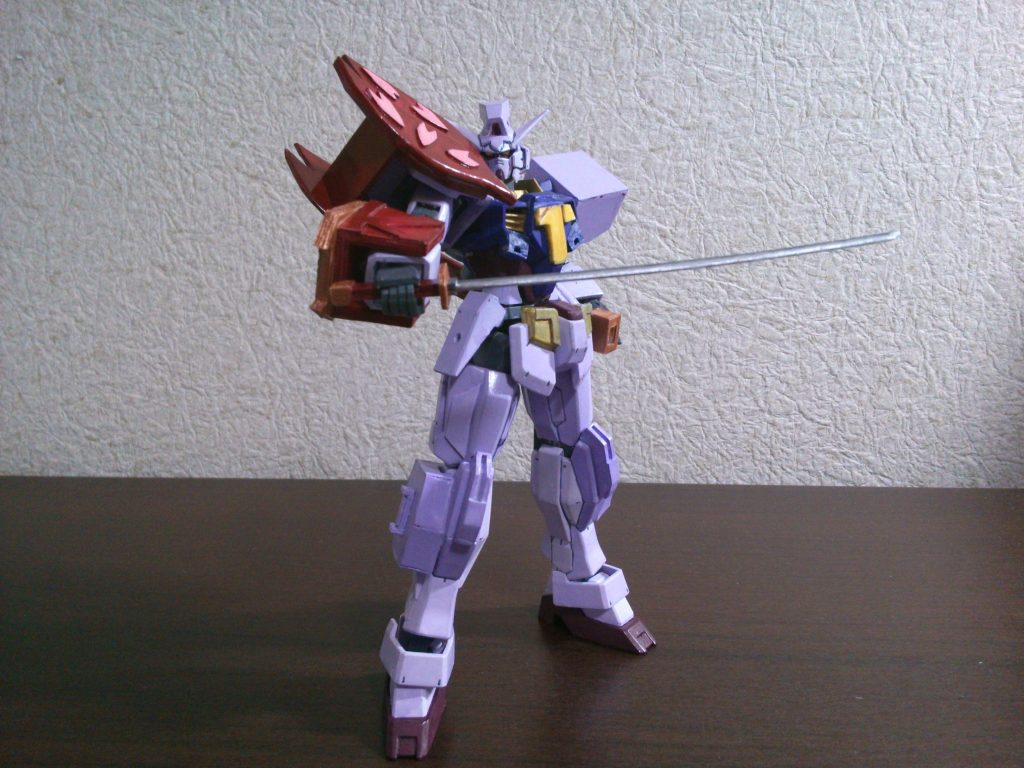 追加武装と刀はフルスクラッチ。我ながら変態的な作業だった。