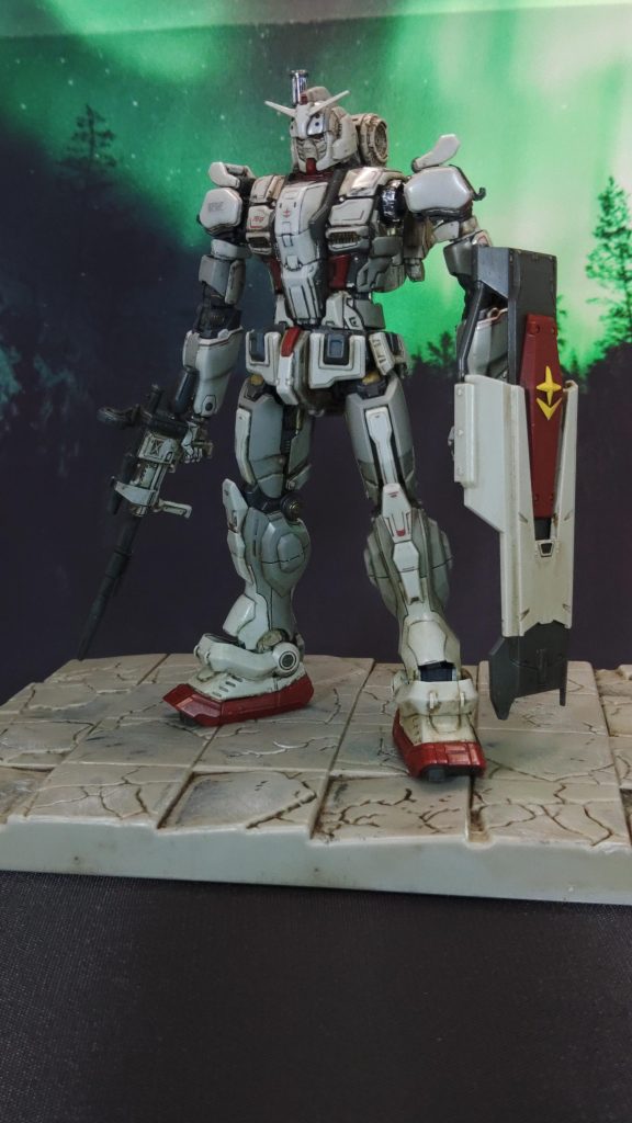 基本、部分塗装のみです。素組み後汚した程度です。