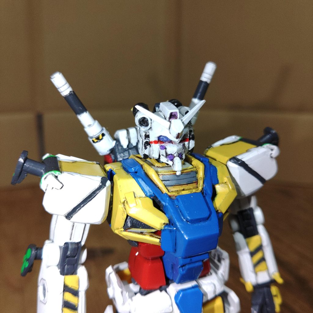 少しアップで。６ヶ所あるハードポイントは、ランナーとランナータグで作りました。