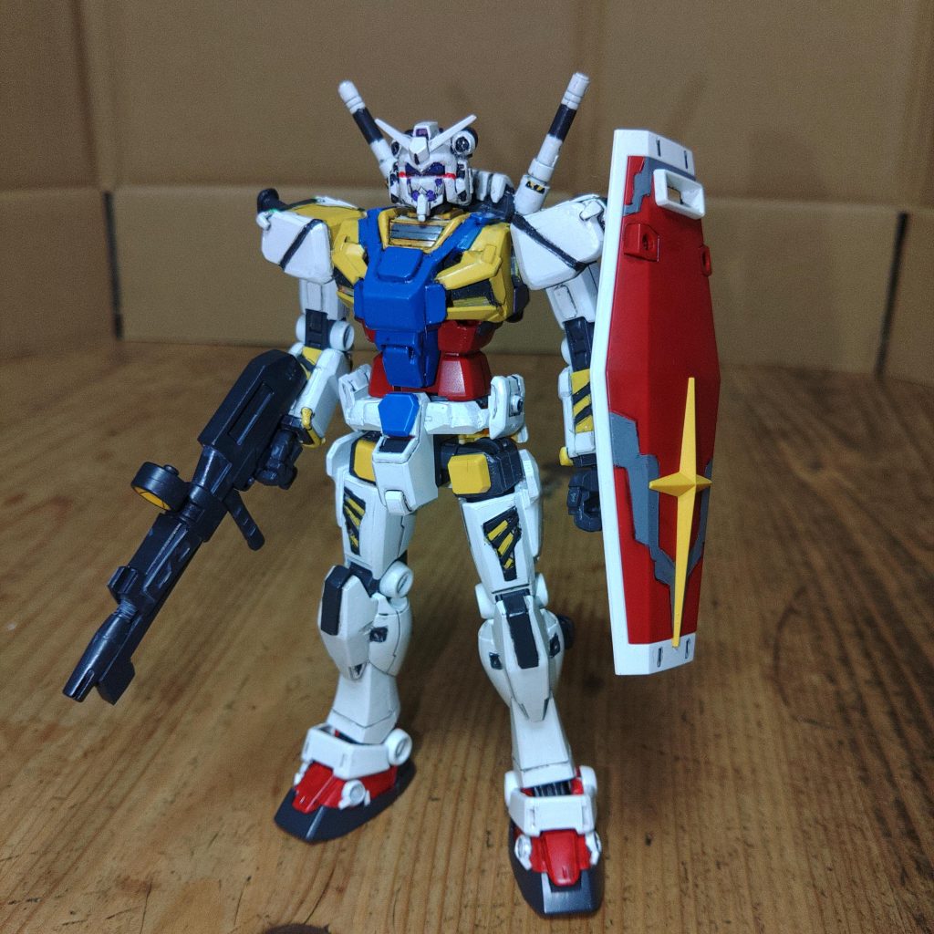 ビーム砲と盾を装備して。