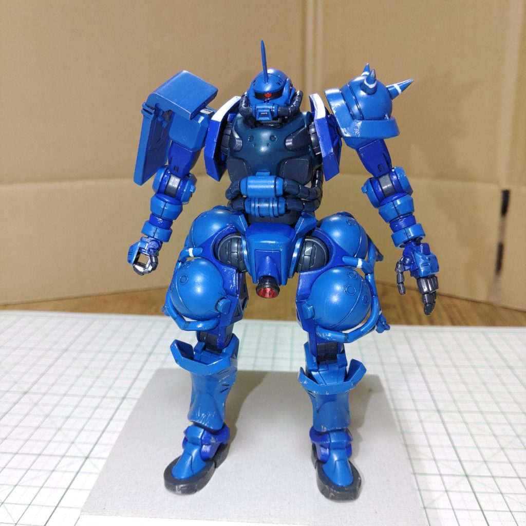 【けん　制作依頼品】シャアザクくん【ランバ・ラル仕様】 1/1 シャアザクくんDXセット（ランナーVer.再現パーツ付き