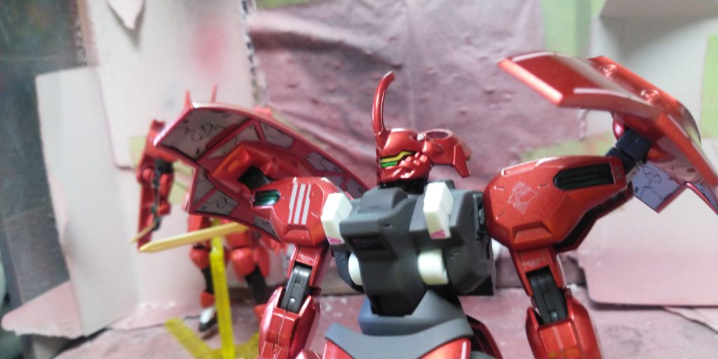 胴体部分は艶消しにしてみた光沢具合の違う部分があると映える気がする