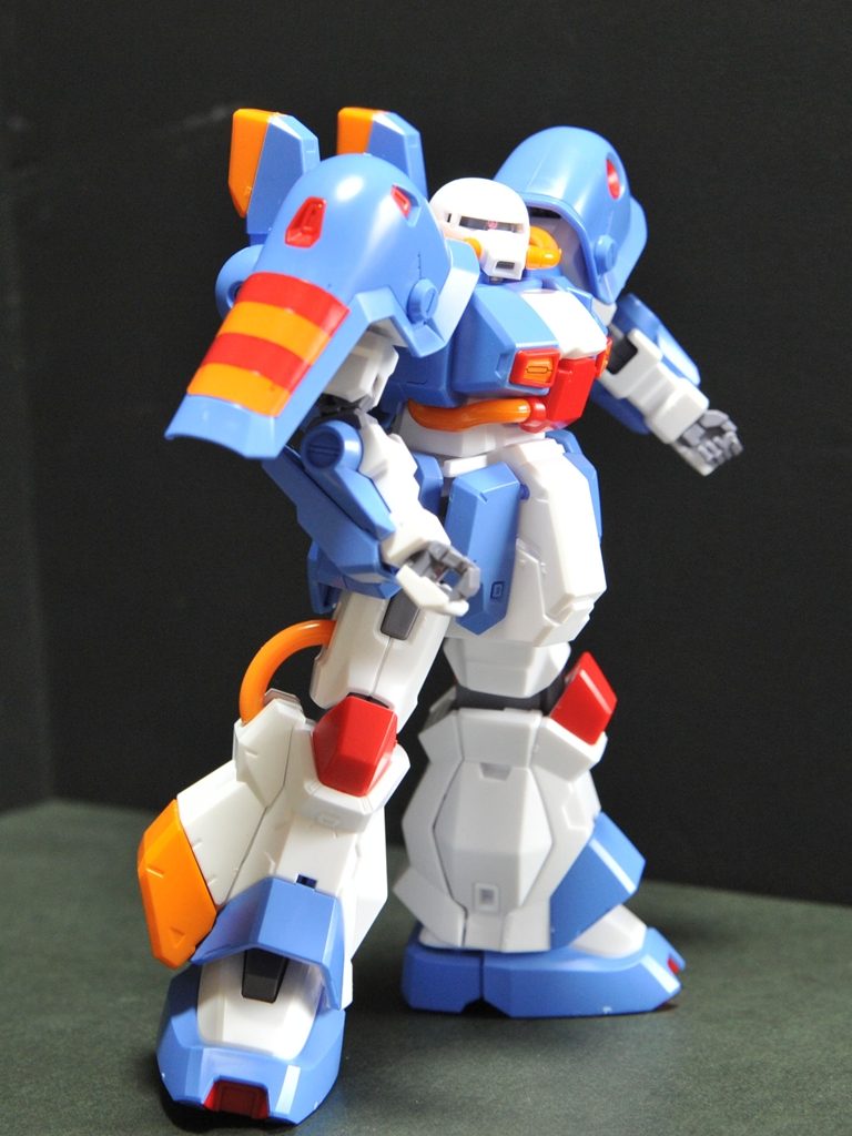 星空合成前、塗装もしてないので付属シール貼ってます。