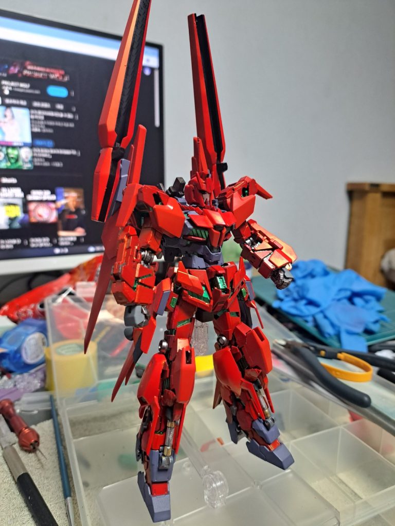 机の上がかなり散らかってしまってすみません。^^;;;