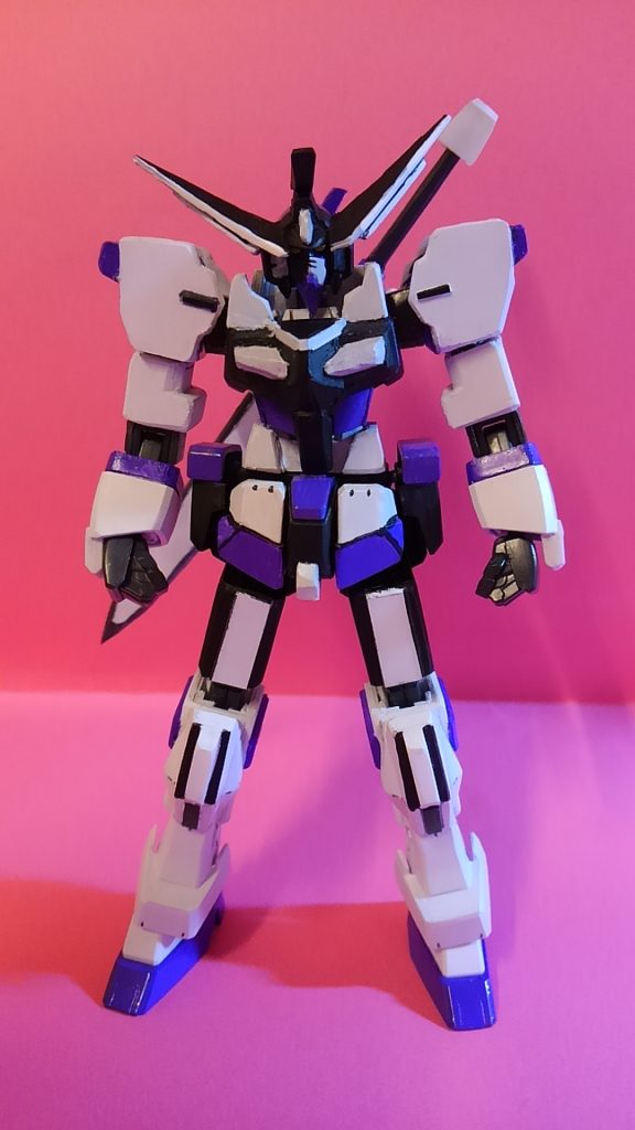 モチーフはザ・ガンダム。Oは「オリジン」から。「聖剣（大剣）使いで真の基本形態」という設定はウルトラマンオーブから着想を得る。