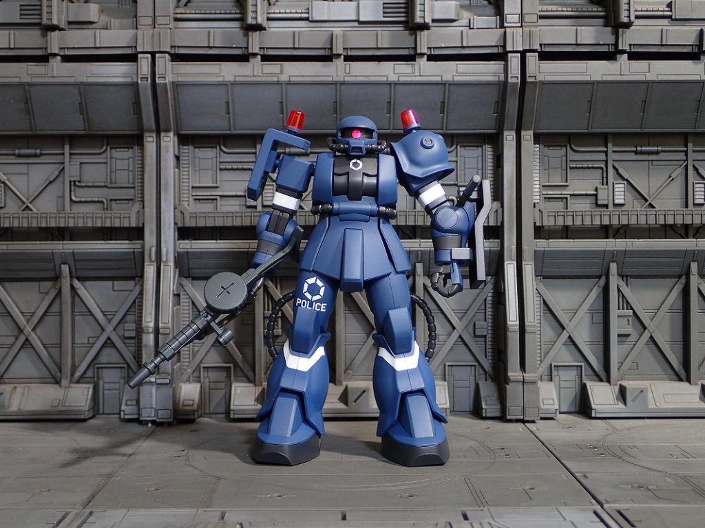 【ジークアクス】MS-06　軍警ザク(大河原邦男氏風デザイン)–3枚目/制作者：@keikei0079