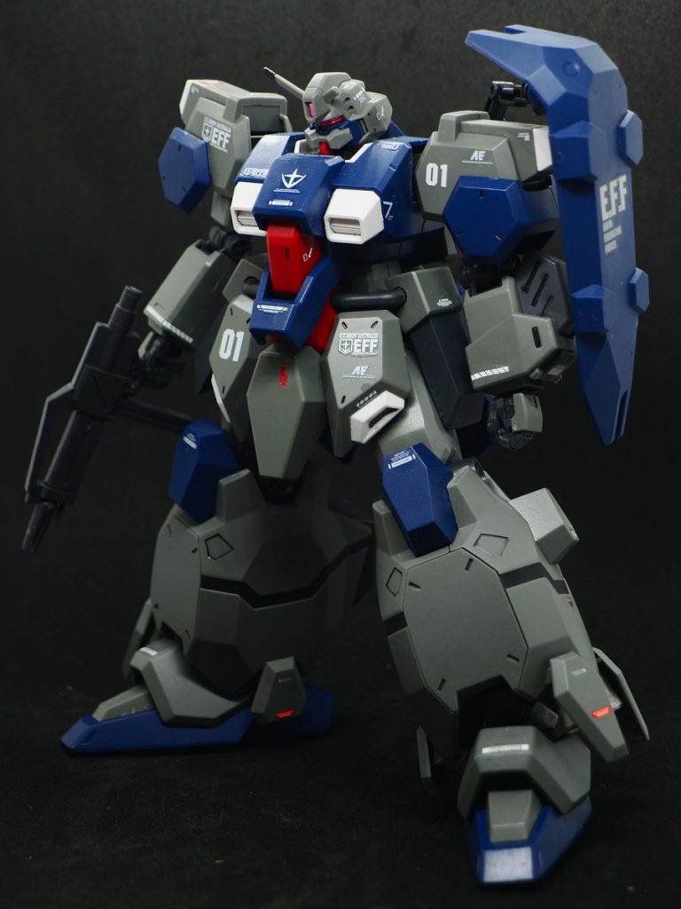 完成品なので、次に組む時にどうしたら良いか勉強になりました(gundam-kao6)