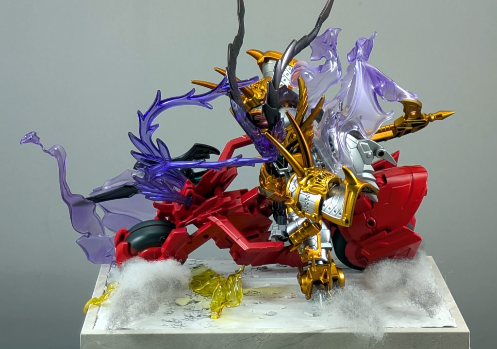 この角度!例のシーンをだいぶ見返しました。エフェクトや土煙で良い感じになったのでは(>_<)