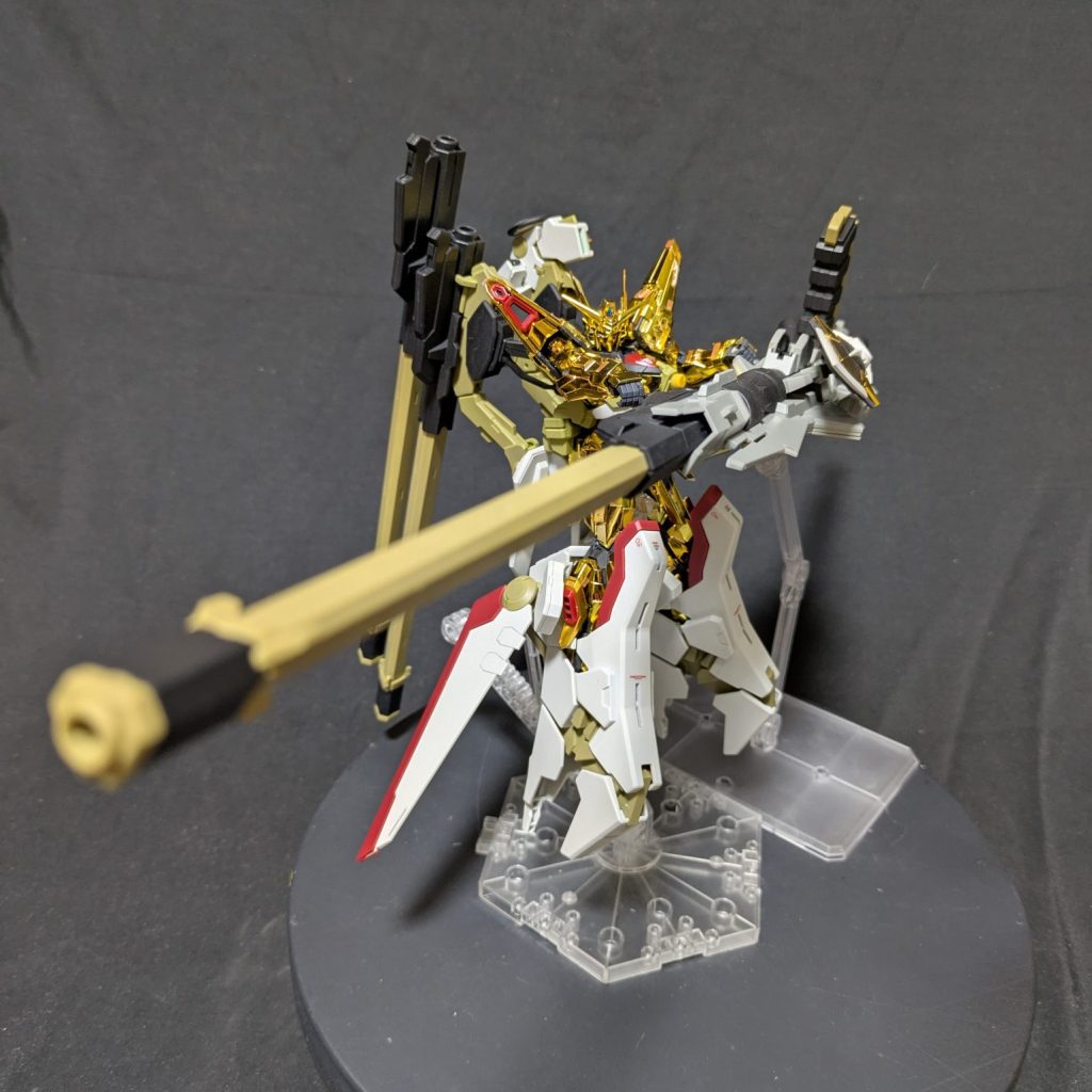 RGアカツキガンダム用HGゼウスシルエット｜G.ボーイさんのガンプラ作品