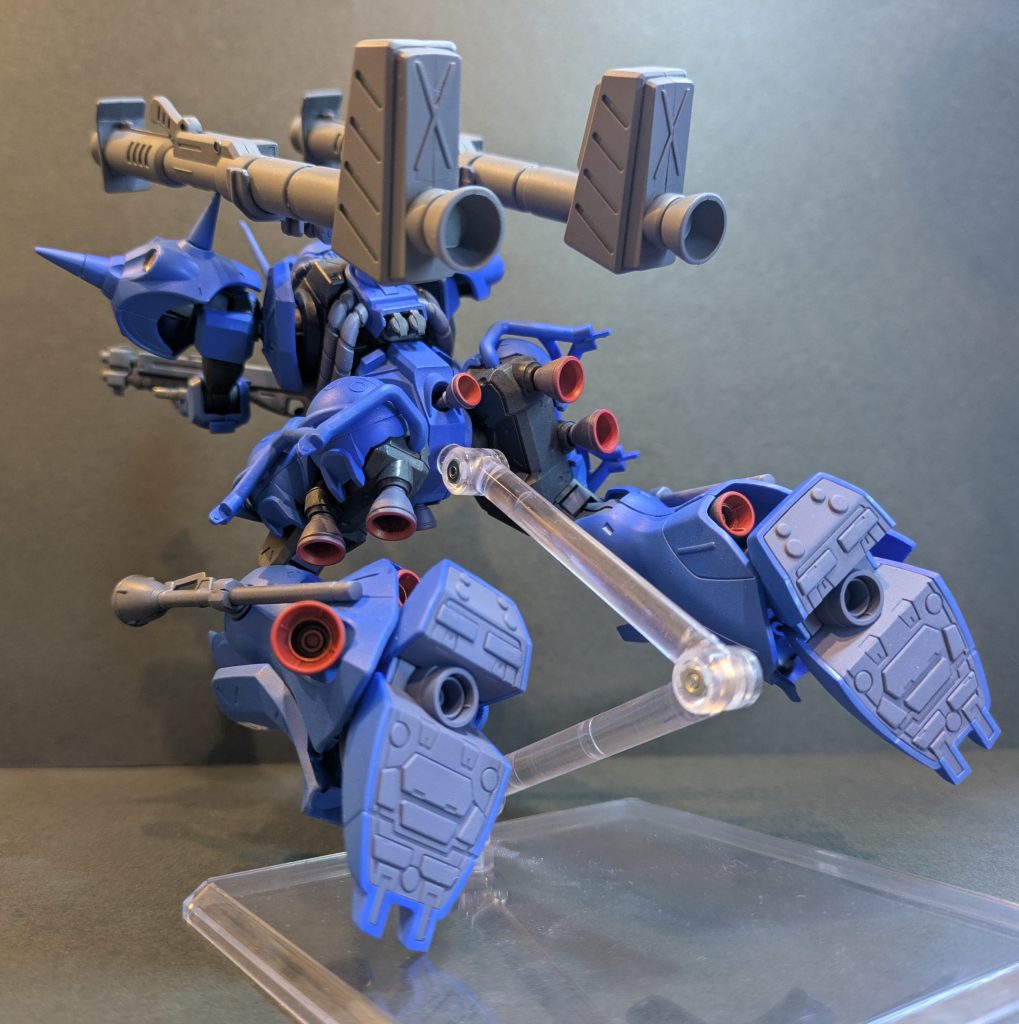 バックショット　次回はもっとバーニアキレイに塗りたい。。